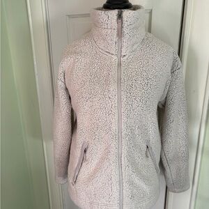 Women's Cream Sherpa Jacket